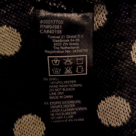 Forever 21 Stretchy Polka Dot Mini Skirt - Picture 4 of 4